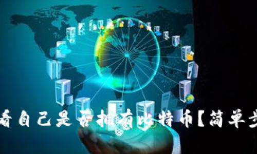 如何查看自己是否拥有比特币？简单步骤解析
