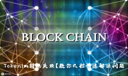 Tokenim转账失败？教你几招快速解决问题